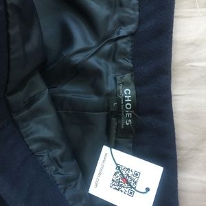 NWT Choies Navy Blue High-Waisted Shorts